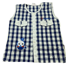 Load image into Gallery viewer, Boys Alam's, checked lightweight top, armpit to armpit: 30cm, EUC, size 4-5,
