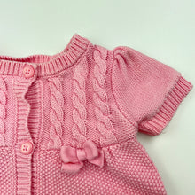 Load image into Gallery viewer, Girls Gymboree, knitted cotton cardigan / top, FUC, size 00,