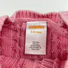 Load image into Gallery viewer, Girls Gymboree, knitted cotton cardigan / top, FUC, size 00,