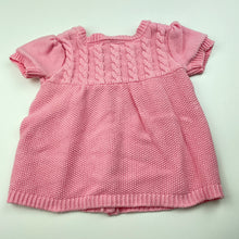 Load image into Gallery viewer, Girls Gymboree, knitted cotton cardigan / top, FUC, size 00,