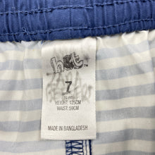 Load image into Gallery viewer, Girls H&T, lightweight board shorts, elasticated, FUC, size 7,