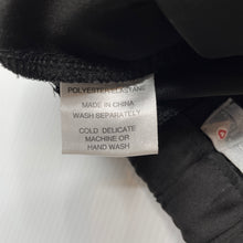 Load image into Gallery viewer, Girls Fresh Baked, black stretch satin shorts, elasticated, EUC, size 6,