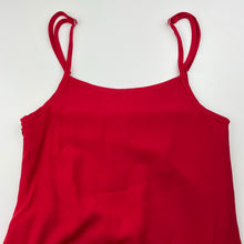 Load image into Gallery viewer, Girls Alfaberry, cotton lined red party dress, small catches, FUC, size 7, L: 73cm