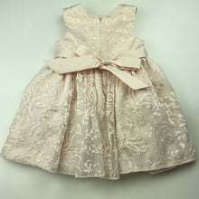 Load image into Gallery viewer, Girls Couture Princess, lined embroidered party dress, GUC, size 2, L: 43cm