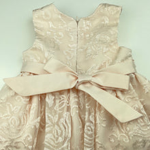 Load image into Gallery viewer, Girls Couture Princess, lined embroidered party dress, GUC, size 2, L: 43cm