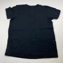 Load image into Gallery viewer, unisex American Apparel, black combed cotton t-shirt / top, GUC, size 6,