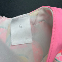 Load image into Gallery viewer, Girls Target, lined lightweight dress, watermelon, FUC, size 6, L: 60cm