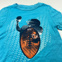 Load image into Gallery viewer, Boys GAP, t-shirt / top, American Football, marks right sleeve, FUC, size 4-5,