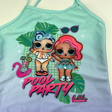 Load image into Gallery viewer, Girls LOL Surprise, swim one-piece, pilling, FUC, size 6,