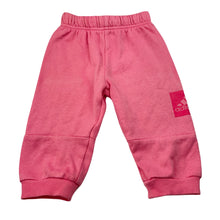 Load image into Gallery viewer, Girls Adidas, fleece lined track pants, elasticated, discolouration, FUC, size 0,
