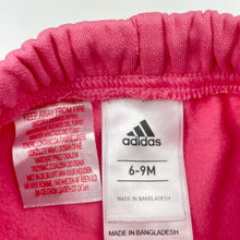 Load image into Gallery viewer, Girls Adidas, fleece lined track pants, elasticated, discolouration, FUC, size 0,