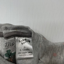 Load image into Gallery viewer, Boys Baby Berry, lightweight sweater / jumper, dinosaurs, FUC, size 0,