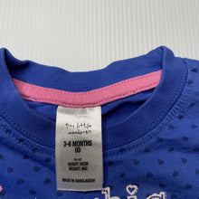 Load image into Gallery viewer, Girls Tiny Little Wonders, cotton long sleeve top, FUC, size 00,