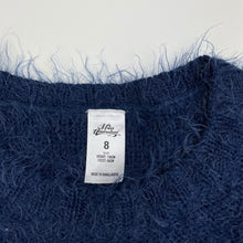 Load image into Gallery viewer, Girls Miss Understood, soft fluffy knit casual dress, GUC, size 8, L: 59cm approx