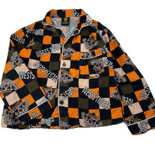 Load image into Gallery viewer, Boys NRL Supporter, Wests Tigers flannel cotton pyjama top, FUC, size 7,