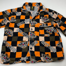 Load image into Gallery viewer, Boys NRL Supporter, Wests Tigers flannel cotton pyjama top, FUC, size 7,