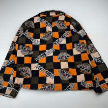 Load image into Gallery viewer, Boys NRL Supporter, Wests Tigers flannel cotton pyjama top, FUC, size 7,