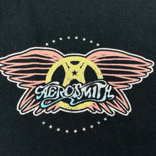 Load image into Gallery viewer, Girls Aerosmith, stretchy cropped t-shirt / top, L: 38cm, armpit to armpit: 39cm, GUC, size 12-14,