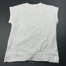 Load image into Gallery viewer, Girls FILA, grey marle stretchy twist front top, FUC, size 6,