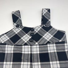 Load image into Gallery viewer, Girls Pumpkin Patch, black & white check casual dress, FUC, size 6, L: 64cm