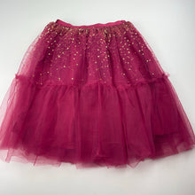 Load image into Gallery viewer, Girls Cotton On, cotton lined tulle & sequin skirt, elasticated, L: 37cm, EUC, size 1-2,