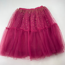 Load image into Gallery viewer, Girls Cotton On, cotton lined tulle & sequin skirt, elasticated, L: 37cm, EUC, size 1-2,