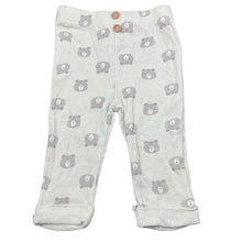 Load image into Gallery viewer, unisex Emily and Oliver, ribbed cotton leggings / bottoms, elasticated, EUC, size 00,