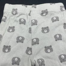 Load image into Gallery viewer, unisex Emily and Oliver, ribbed cotton leggings / bottoms, elasticated, EUC, size 00,