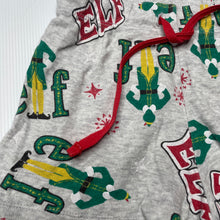 Load image into Gallery viewer, unisex Elf, Christmas cotton pyjama shorts, elasticated, FUC, size 7,