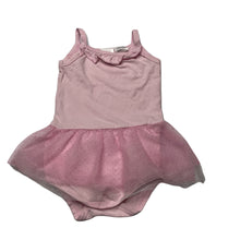 Load image into Gallery viewer, Girls Seed, pink stretchy tutu romper, FUC, size 00,