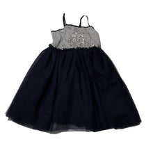 Load image into Gallery viewer, Girls Cotton On, Little Princess navy tulle party dress, FUC, size 2, L: 49cm