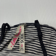 Load image into Gallery viewer, Girls Cotton On, Little Princess navy tulle party dress, FUC, size 2, L: 49cm