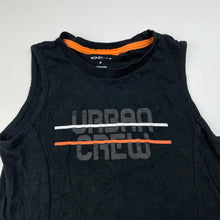 Load image into Gallery viewer, Girls Elite Action Sports, black cotton singlet / tank top, GUC, size 6,