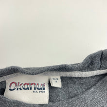Load image into Gallery viewer, Boys Okanui, grey marle cotton t-shirt / top, cracked print, FUC, size 8,