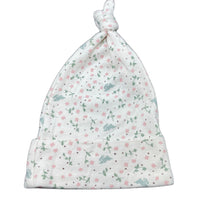 Load image into Gallery viewer, Girls Nature Baby, organic cotton hat / beanie, rabbits, EUC, size 000-00,