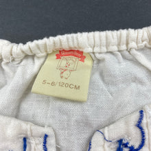 Load image into Gallery viewer, Girls Glasses Deer, embroidered cotton tunic top, L: 48cm, EUC, size 5-6,