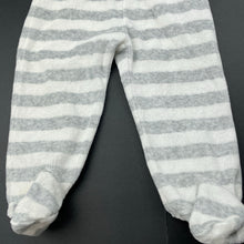 Load image into Gallery viewer, unisex Disney, Winnie the Pooh velour footed leggings / bottoms, FUC, size 00,