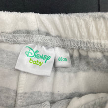 Load image into Gallery viewer, unisex Disney, Winnie the Pooh velour footed leggings / bottoms, FUC, size 00,