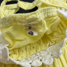 Load image into Gallery viewer, Girls BYT Kids, cotton lined open-shoulder summer dress, GUC, size 7, L: 64cm