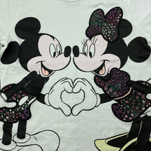 Load image into Gallery viewer, Girls Disney, Mickey & Minnie Mouse cotton t-shirt / top, EUC, size 6-7,