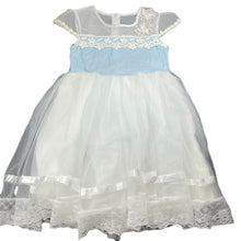 Load image into Gallery viewer, Girls lined, tulle party dress, no labels, armpit to armpit: 31.5cm, GUC, size 6-7, L: 68cm