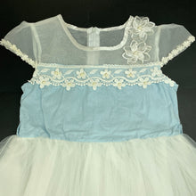 Load image into Gallery viewer, Girls lined, tulle party dress, no labels, armpit to armpit: 31.5cm, GUC, size 6-7, L: 68cm