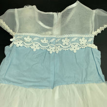 Load image into Gallery viewer, Girls lined, tulle party dress, no labels, armpit to armpit: 31.5cm, GUC, size 6-7, L: 68cm