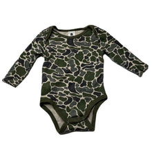 Load image into Gallery viewer, unisex Dymples, cotton bodysuit / romper, wash fade, FUC, size 00,