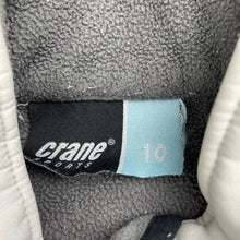 Load image into Gallery viewer, unisex Crane, Sports, fleece lined lightweight zip up jacket, marks on cuffs, FUC, size 10,