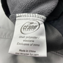 Load image into Gallery viewer, unisex Crane, Sports, fleece lined lightweight zip up jacket, marks on cuffs, FUC, size 10,