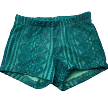 Load image into Gallery viewer, Girls California Kisses, lined lace dance shorts, elasticated, Sz: S, EUC, size 5-6,