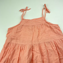 Load image into Gallery viewer, Girls Cotton On, crinkle cotton casual summer dress, GUC, size 7, L: 70cm