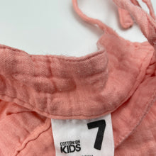 Load image into Gallery viewer, Girls Cotton On, crinkle cotton casual summer dress, GUC, size 7, L: 70cm