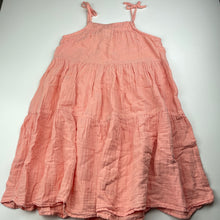 Load image into Gallery viewer, Girls Cotton On, crinkle cotton casual summer dress, GUC, size 7, L: 70cm